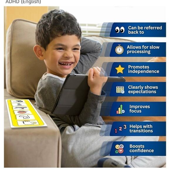 ASD Visual Morning Routine for special needs kids - Picture 3 of 7